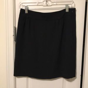 Black pencil skirt